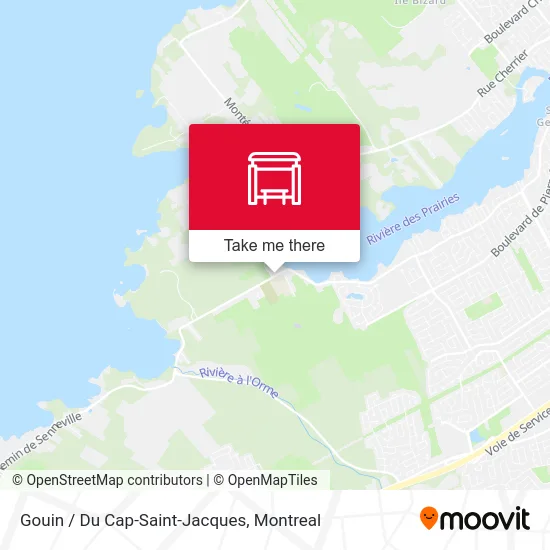 Gouin / Du Cap-Saint-Jacques map