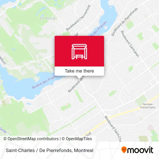 Saint-Charles / De Pierrefonds map