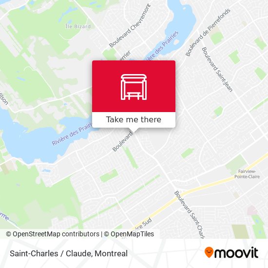 Saint-Charles / Claude map