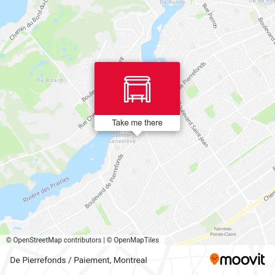 De Pierrefonds / Paiement map