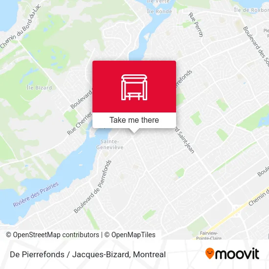 De Pierrefonds / Jacques-Bizard map