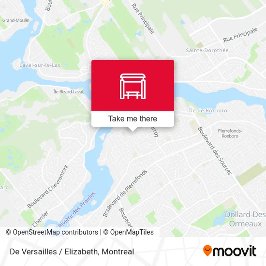 De Versailles / Elizabeth map