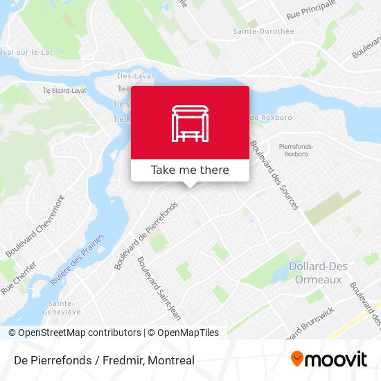 De Pierrefonds / Fredmir map