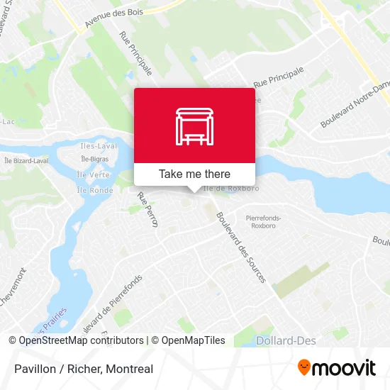 Pavillon / Richer map