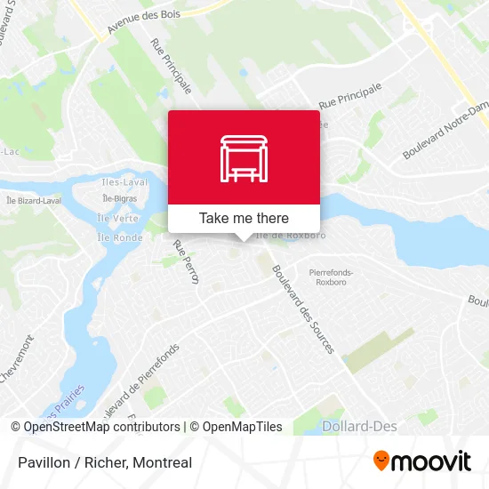 Pavillon / Richer map