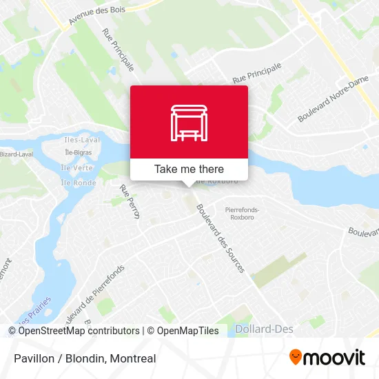 Pavillon / Blondin map