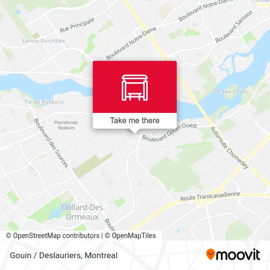 Gouin / Deslauriers map