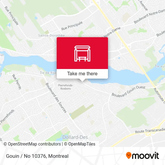 Gouin / No 10376 map