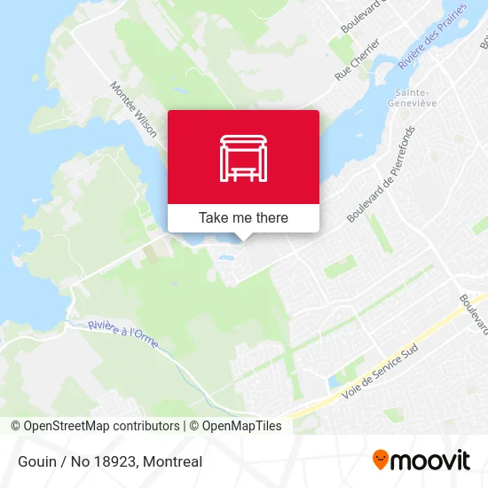 Gouin / No 18923 map