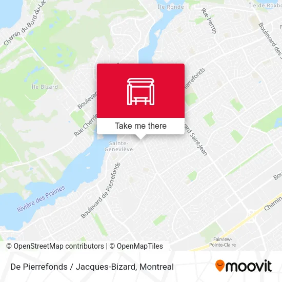 De Pierrefonds / Jacques-Bizard map
