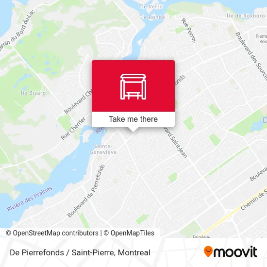 De Pierrefonds / Saint-Pierre map