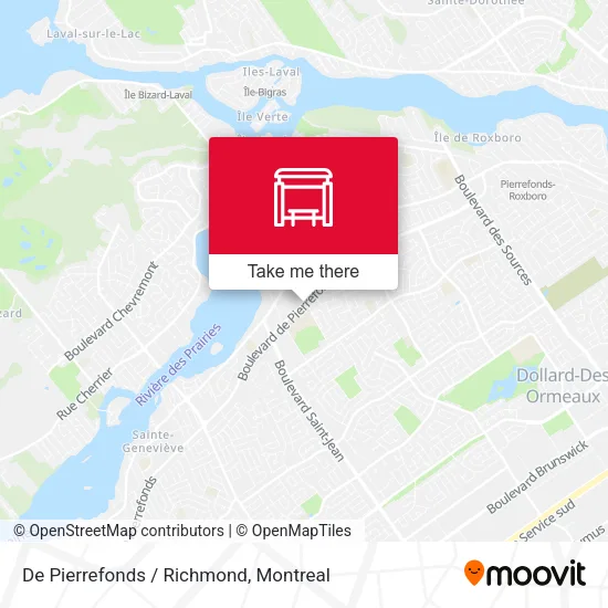 De Pierrefonds / Richmond map