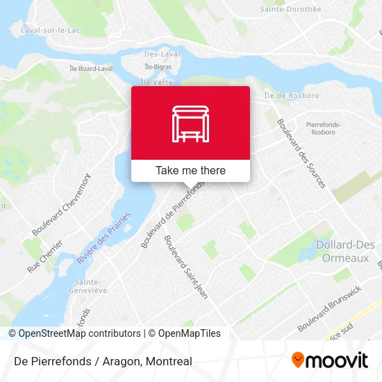 De Pierrefonds / Aragon map