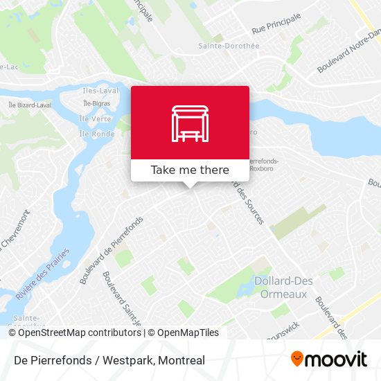 De Pierrefonds / Westpark map