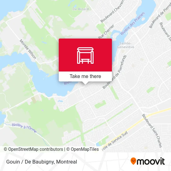 Gouin / De Baubigny map