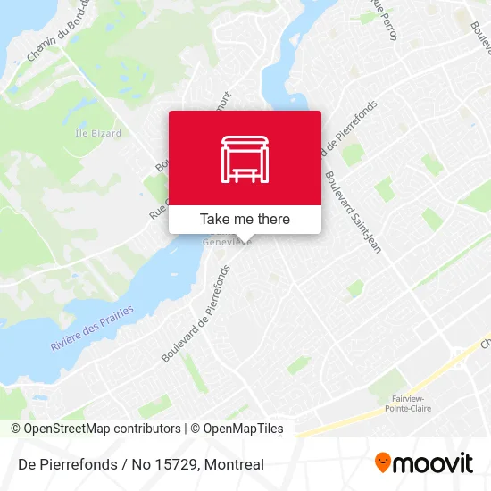 De Pierrefonds / No 15729 map