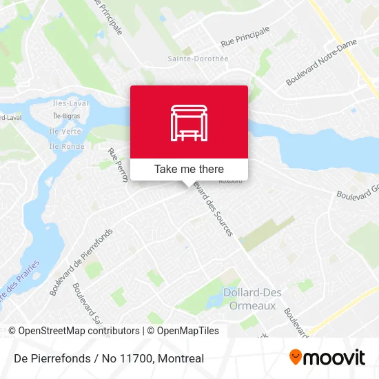 De Pierrefonds / No 11700 map