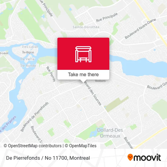 De Pierrefonds / No 11700 map