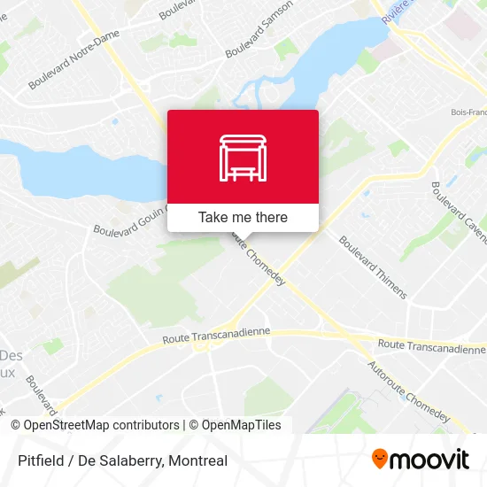 Pitfield / De Salaberry map