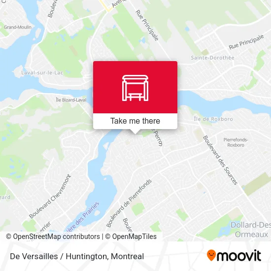 De Versailles / Huntington map