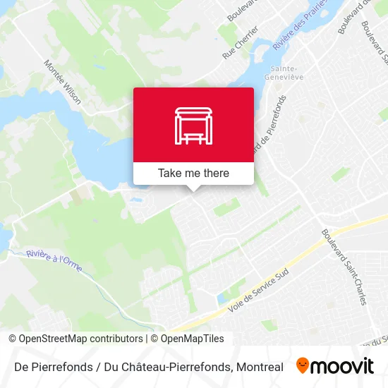 De Pierrefonds / Du Château-Pierrefonds map