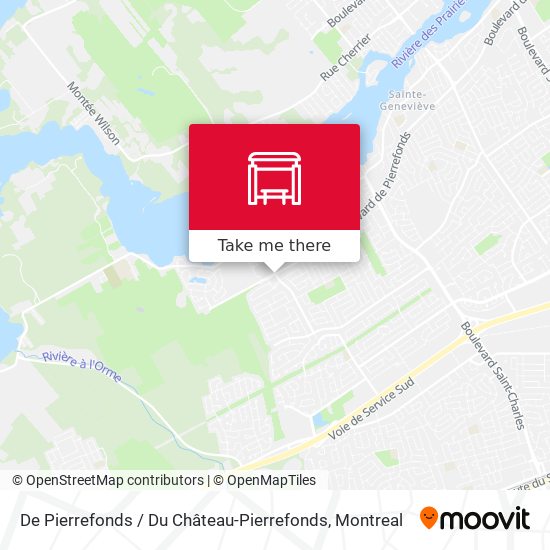 De Pierrefonds / Du Château-Pierrefonds map