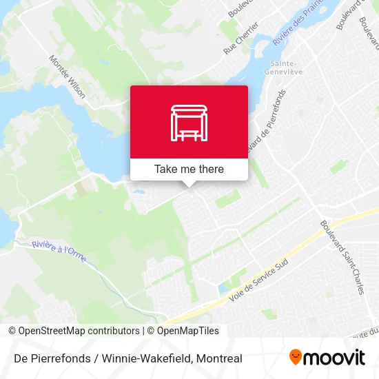 De Pierrefonds / Winnie-Wakefield map