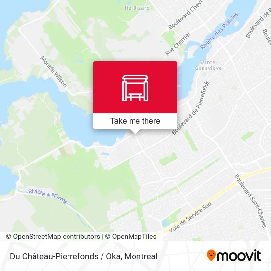 Du Château-Pierrefonds / Oka map