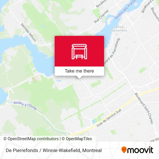 De Pierrefonds / Winnie-Wakefield map