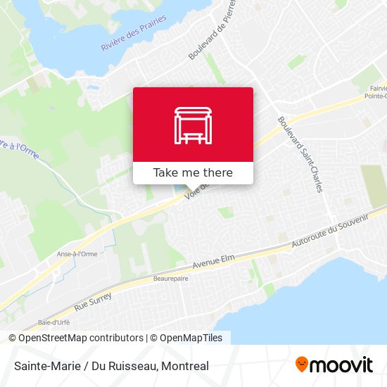 Sainte-Marie / Du Ruisseau map
