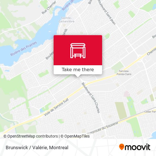 Brunswick / Valérie map