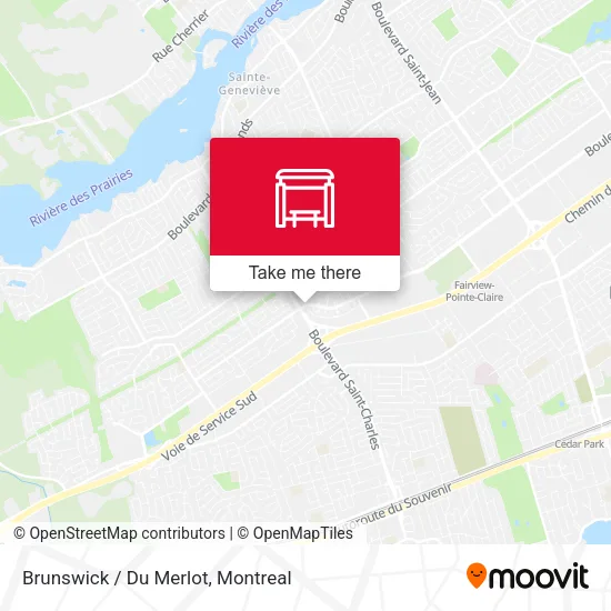 Brunswick / Du Merlot map