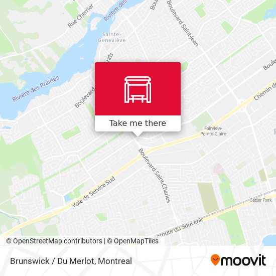 Brunswick / Du Merlot map