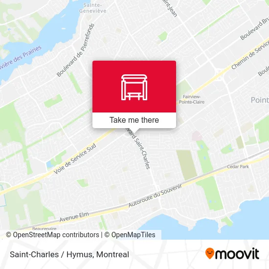 Saint-Charles / Hymus map