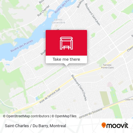 Saint-Charles / Du Barry map