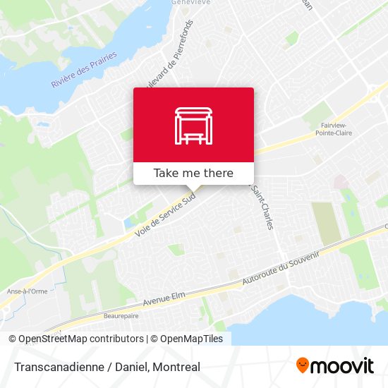 Transcanadienne / Daniel map