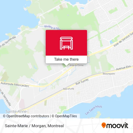 Sainte-Marie / Morgan map