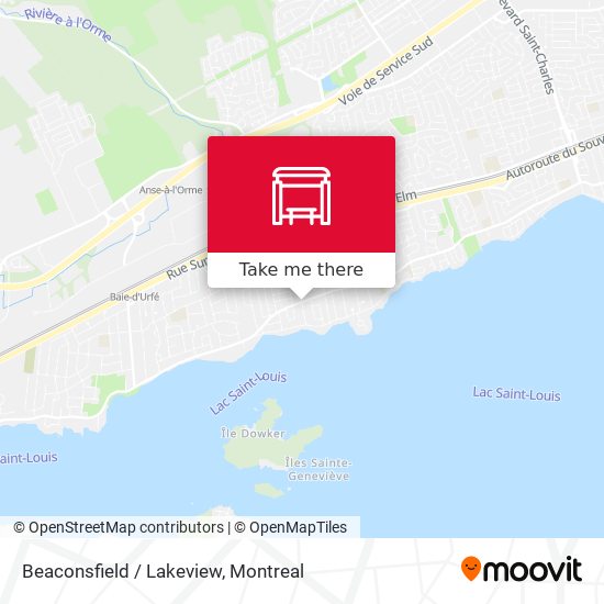 Beaconsfield / Lakeview map