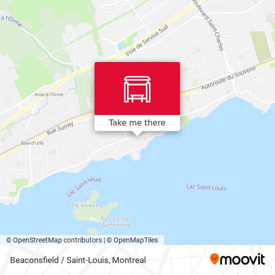 Beaconsfield / Saint-Louis map