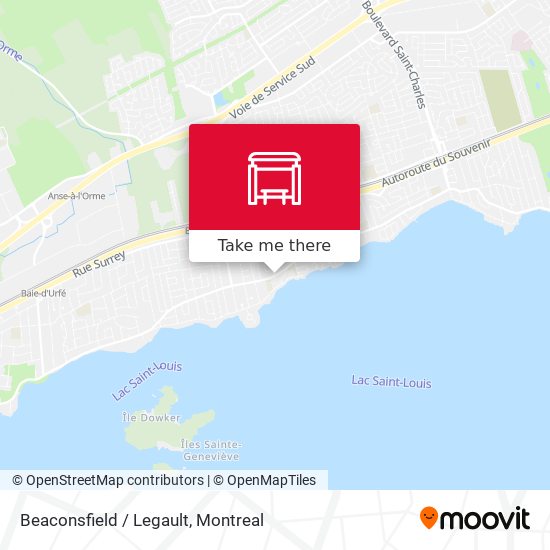 Beaconsfield / Legault map