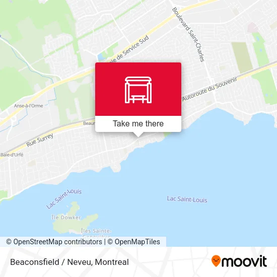 Beaconsfield / Neveu map