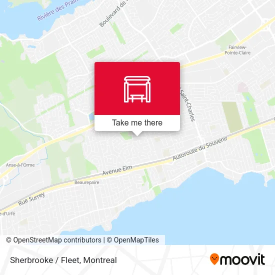 Sherbrooke / Fleet map
