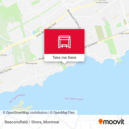 Beaconsfield / Shore map