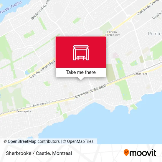 Sherbrooke / Castle map