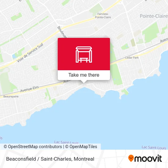 Beaconsfield / Saint-Charles map