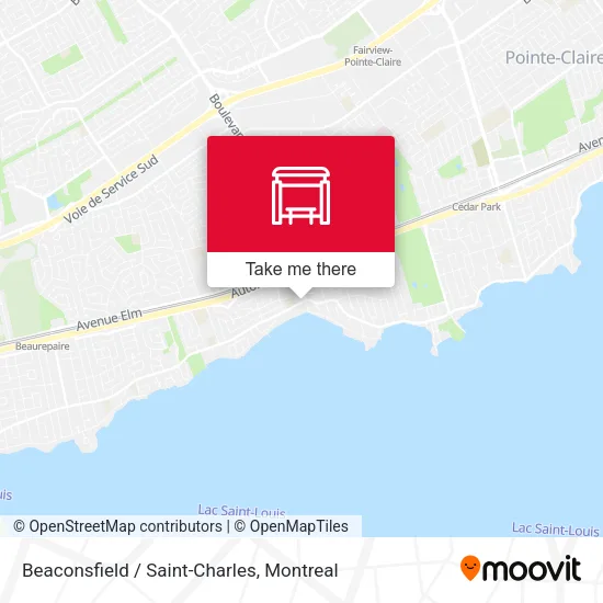 Beaconsfield / Saint-Charles map