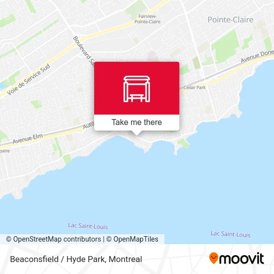 Beaconsfield / Hyde Park map