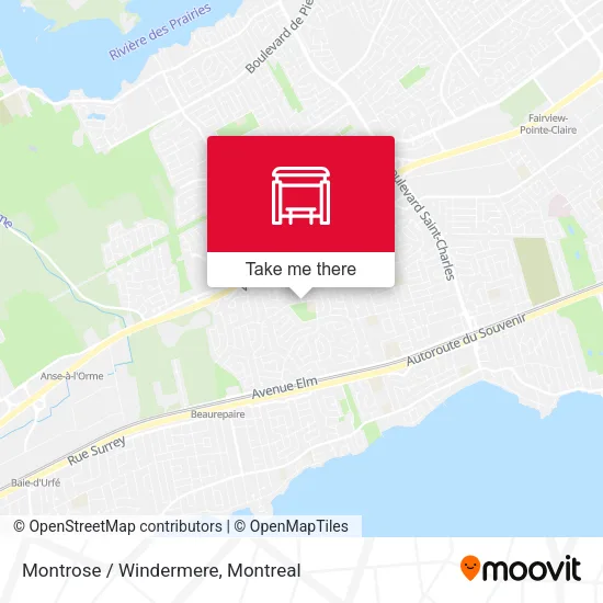 Montrose / Windermere map