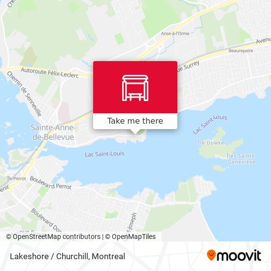 Lakeshore / Churchill map