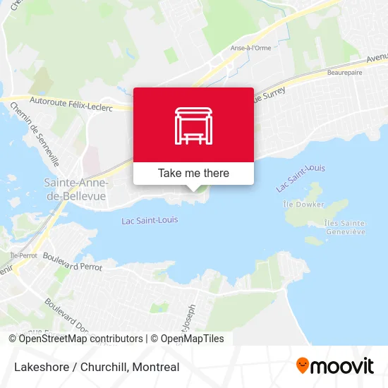 Lakeshore / Churchill map